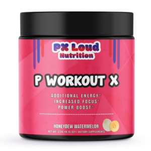 P Workout X , Energy Supplement Honeydew Watermelon Powder