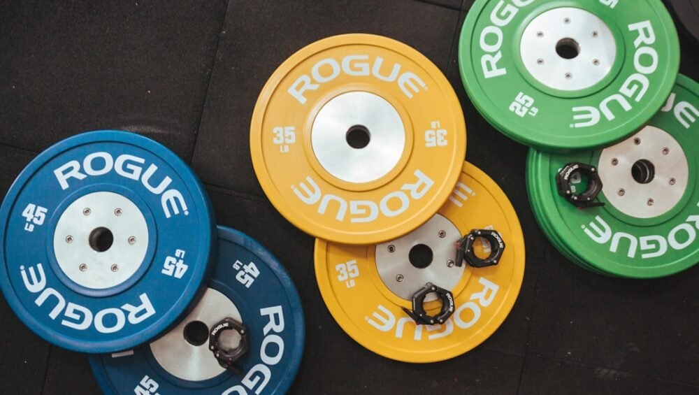 Photo Weightlifting barbell